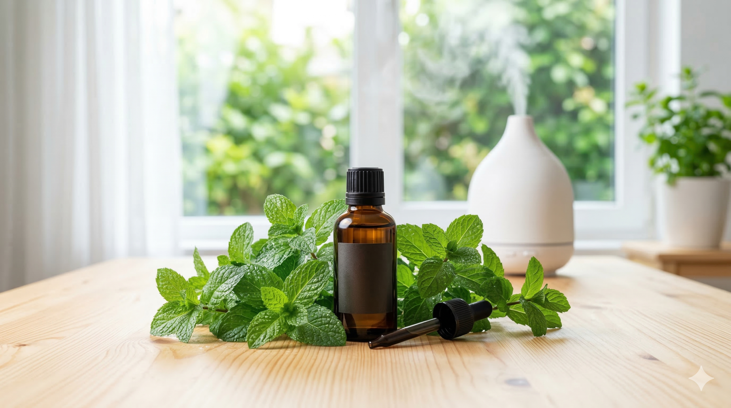 Óleo essencial de Menta (Hortelã-Pimenta): o alívio natural para dores de cabeça e cansaço